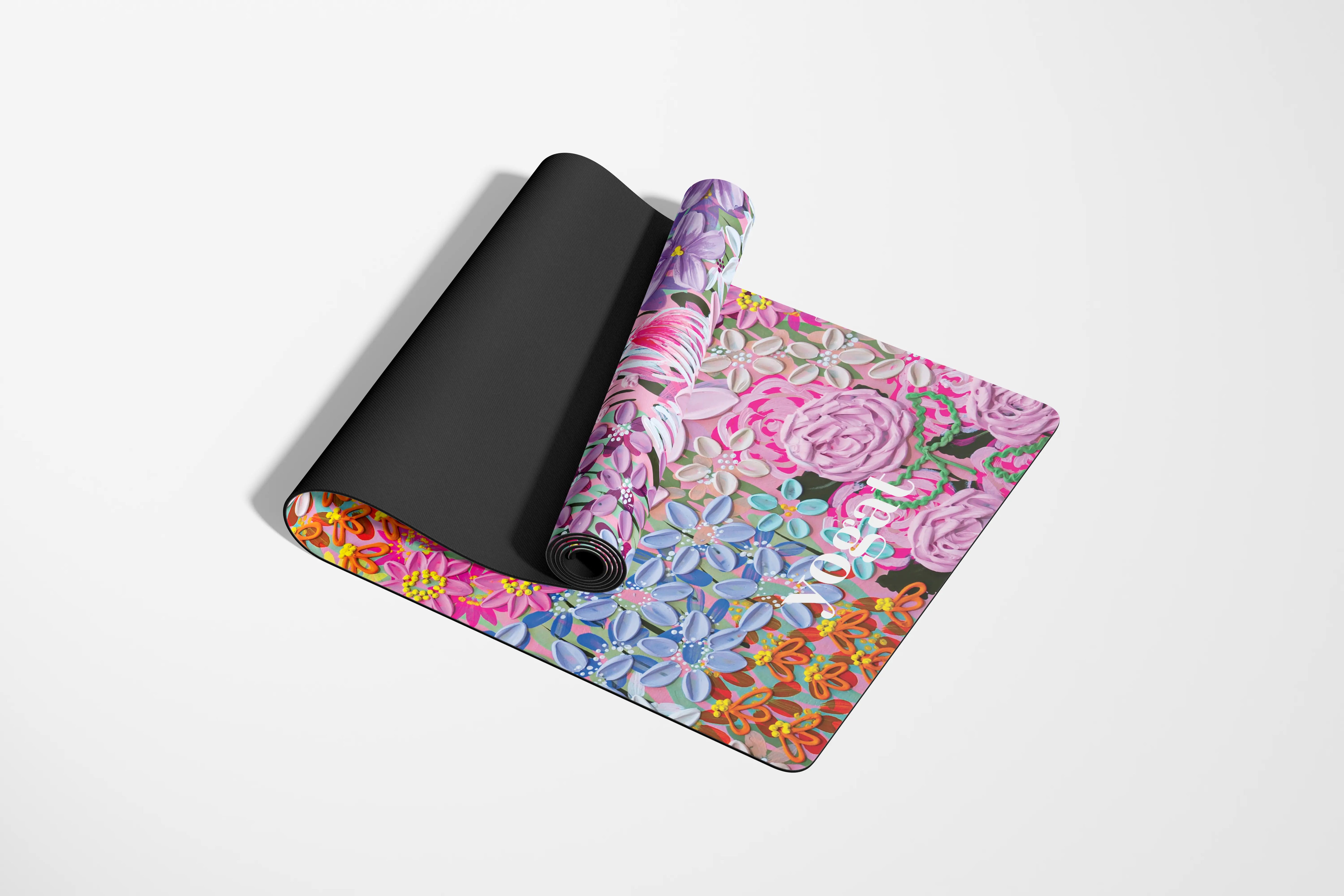 Elevate your practice with the eco-friendly yoga mat by yogat, featuring the Good Luck Babe design by Artist Alex Mason. Made from natural tree rubber with a non-slip microfiber top—lightweight, travel-friendly, and designed in Australia.