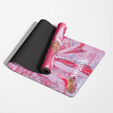 Practice with confidence on yogat’s eco-friendly yoga mat, PVC and phthalate-free, with an extra-grip microfiber surface ideal for hot yoga. Lightweight, travel-ready, and designed in Australia with artistic flair.