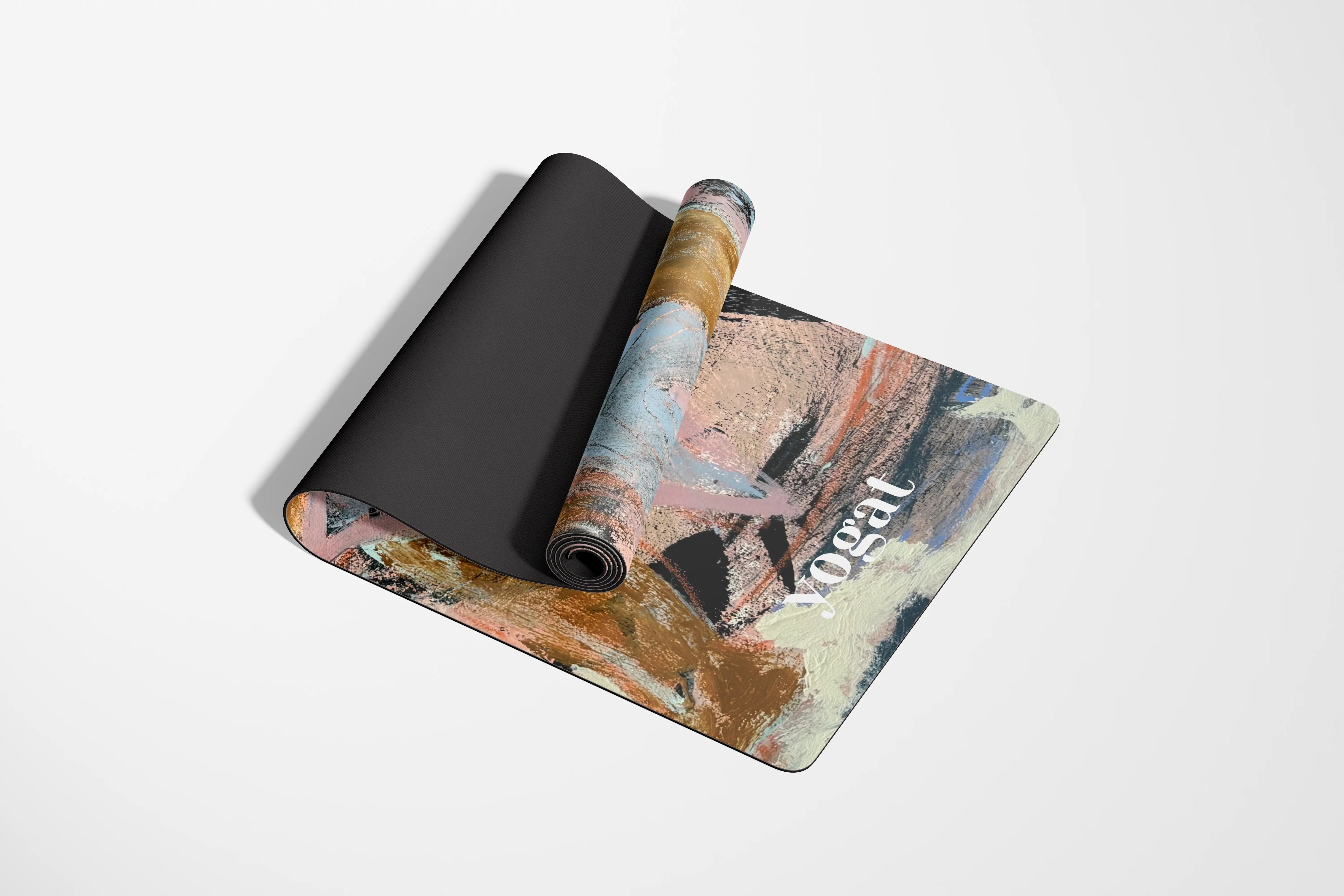 Practice with confidence on yogat’s eco-friendly yoga mat, PVC and phthalate-free, with an extra-grip microfiber surface ideal for hot yoga. Lightweight, travel-ready, and designed in Australia with artistic flair.