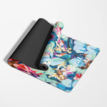 yoga yoga mat ecofriendly, non slip and featuring australian art