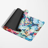 yoga yoga mat ecofriendly, non slip and featuring australian art