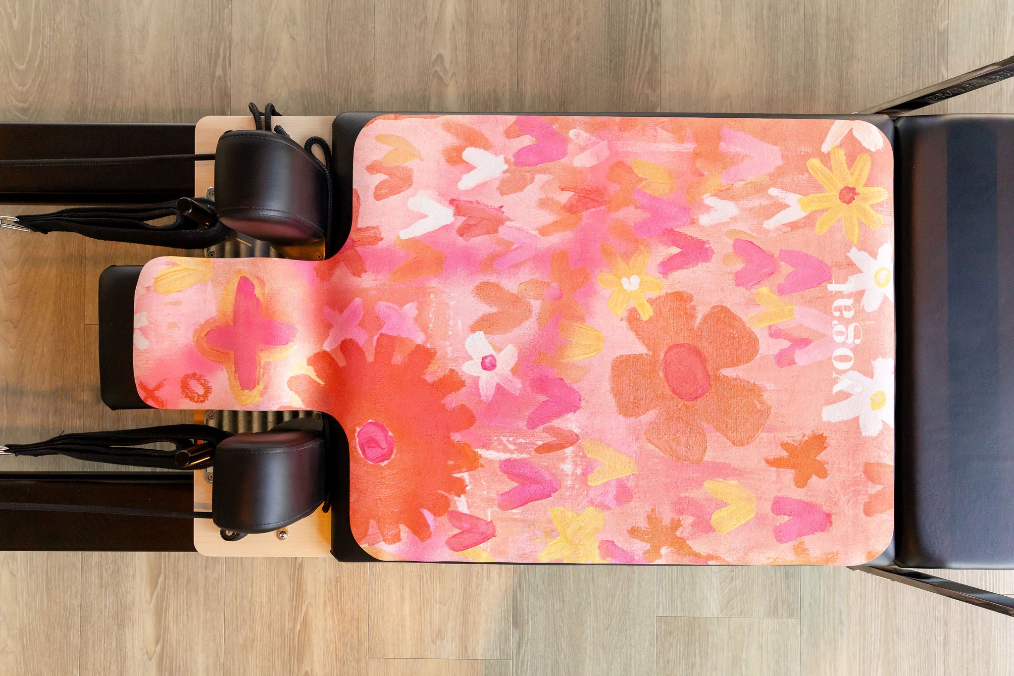 Non slip Microfiber Reformer Pilates mat by yogat