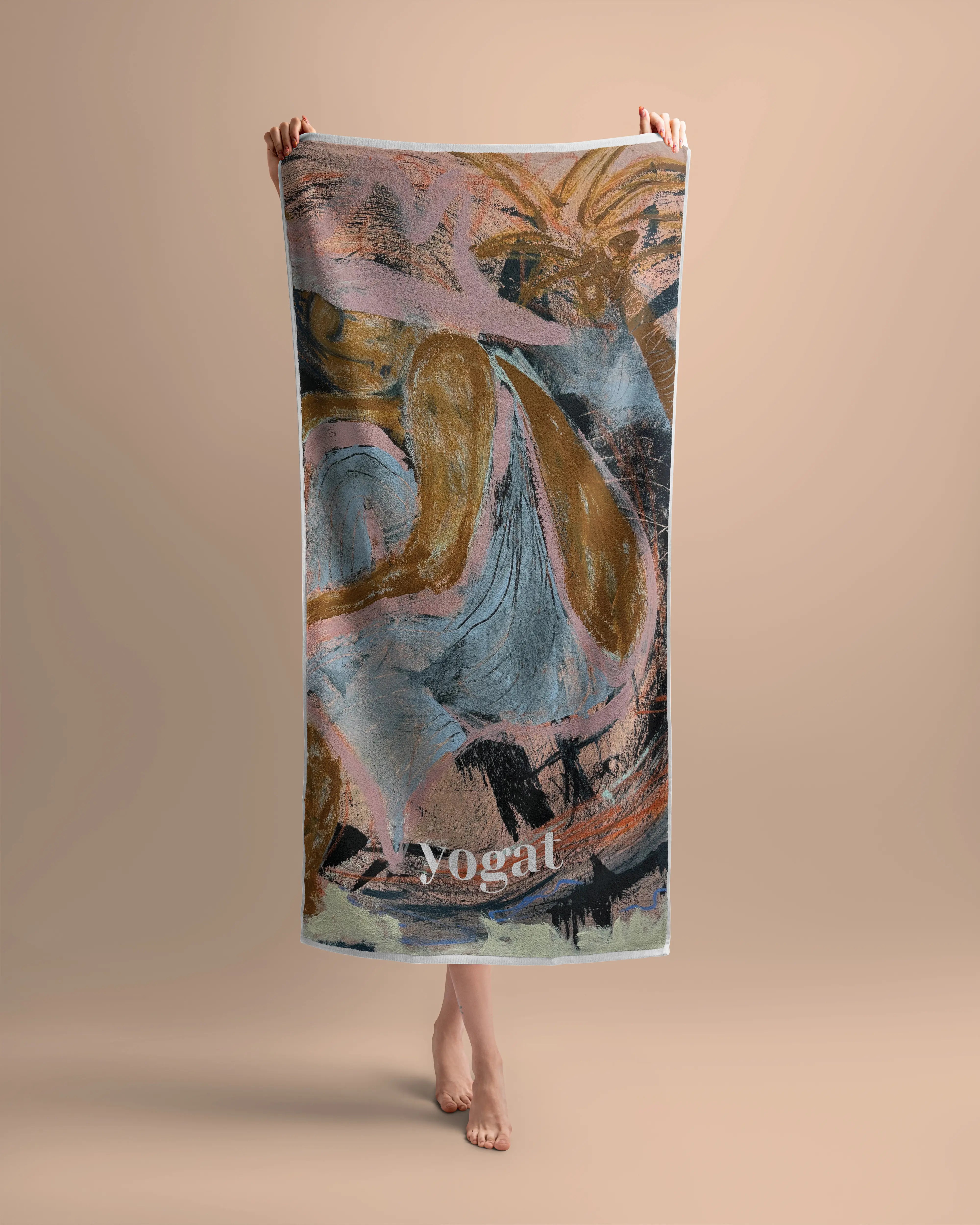 yogat eco-friendly microfiber workout towel – quick-drying, ultra-absorbent, perfect for the gym, studio, or on the go