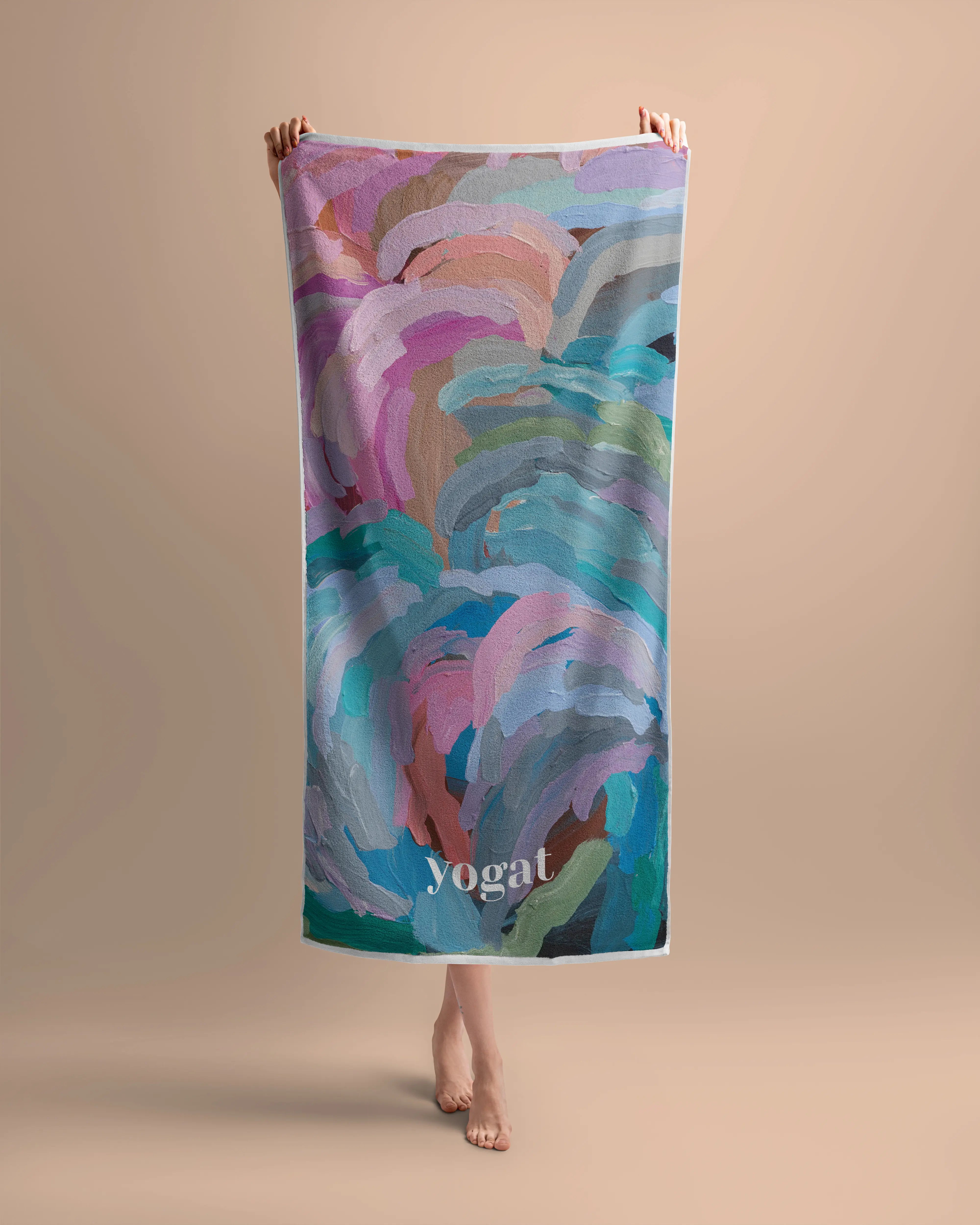 yogat eco-friendly microfiber workout towel – quick-drying, ultra-absorbent, perfect for the gym, studio, or on the go