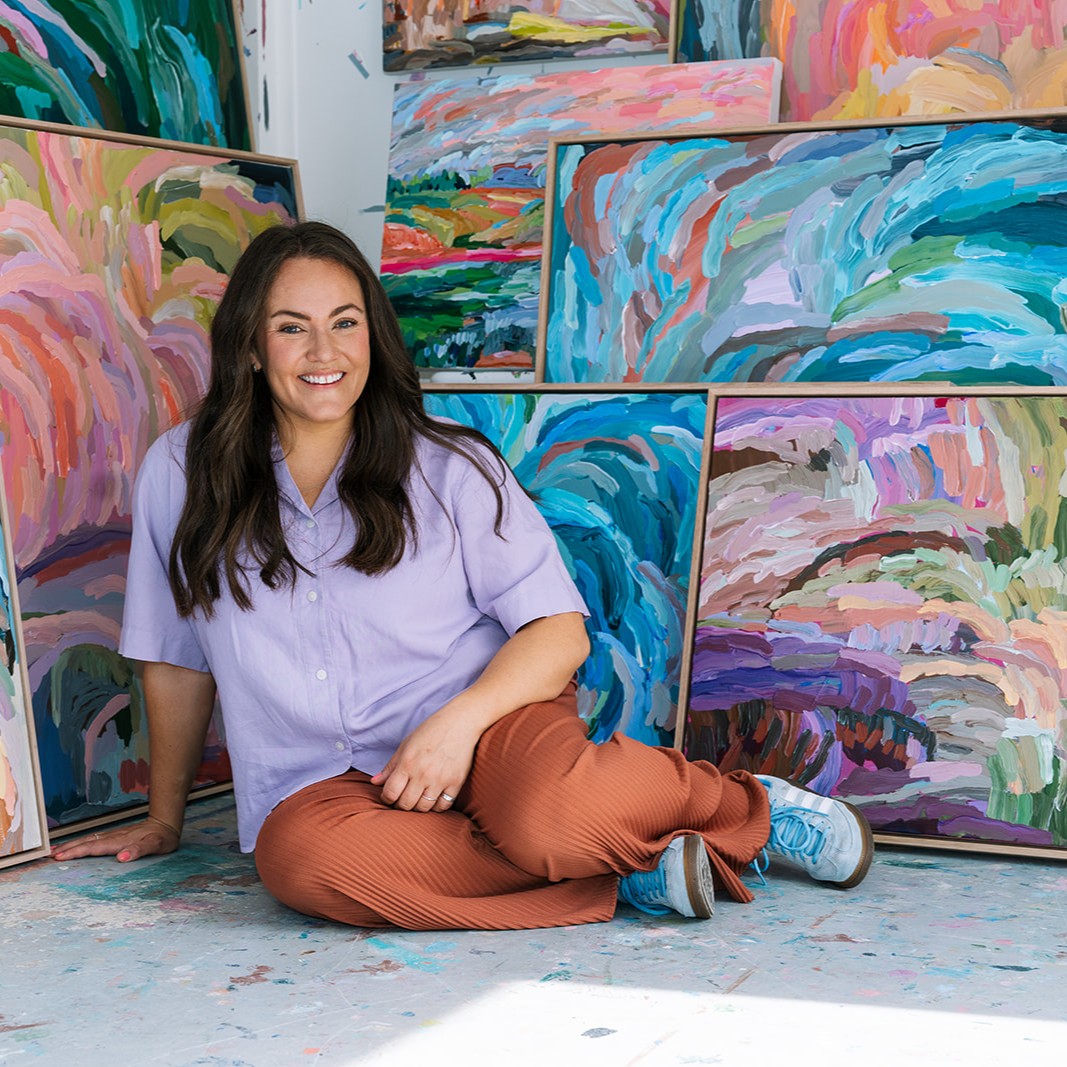 Australian Artist Erin Reinboth, Collaborates with yogat wellness brand