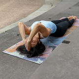 Practice with confidence on yogat’s eco-friendly yoga mat—PVC and phthalate-free, with an extra-grip microfiber surface ideal for hot yoga. Lightweight, travel-ready, and designed in Australia with artistic flair.

