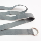 Organic Cotton Yoga Strap with D-rings