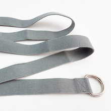 Load image into Gallery viewer, Organic Cotton Yoga Strap with D-rings
