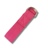 Organic Cotton Yoga Strap with D-rings