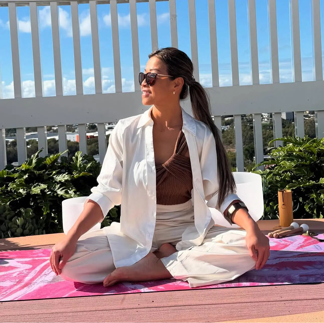 ractice with confidence on yogat’s eco-friendly yoga mat, PVC and phthalate-free, with an extra-grip microfiber surface ideal for hot yoga. Lightweight, travel-ready, and designed in Australia with artistic flair.
