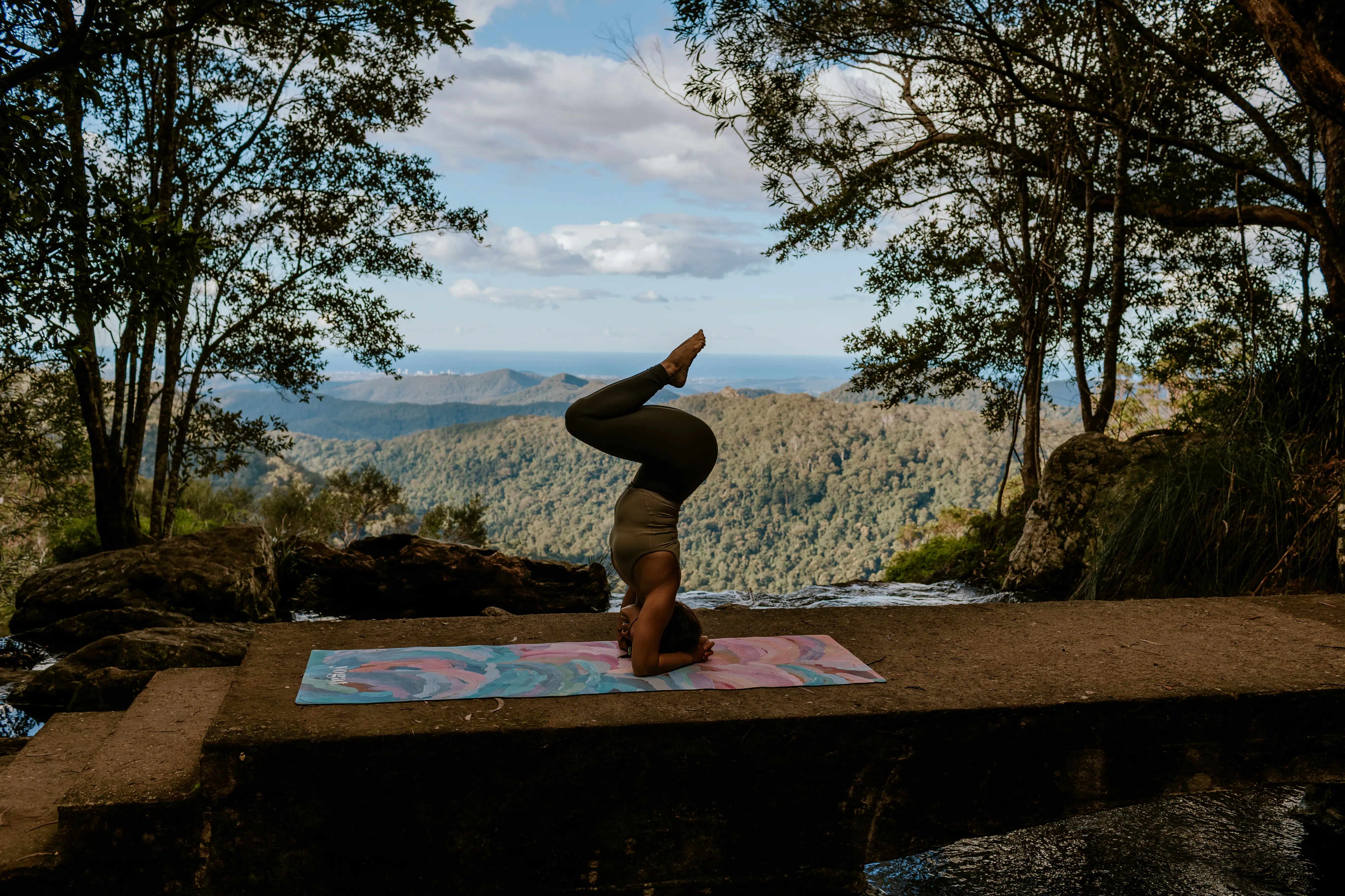 Practice with confidence on Yogat’s eco-friendly yoga mat—PVC and phthalate-free, with an extra-grip microfiber surface ideal for hot yoga. Lightweight, travel-ready, and designed in Australia with artistic flair.
