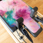 High-grip Pilates reformer mat crafted from recycled materials, designed for comfort and support
