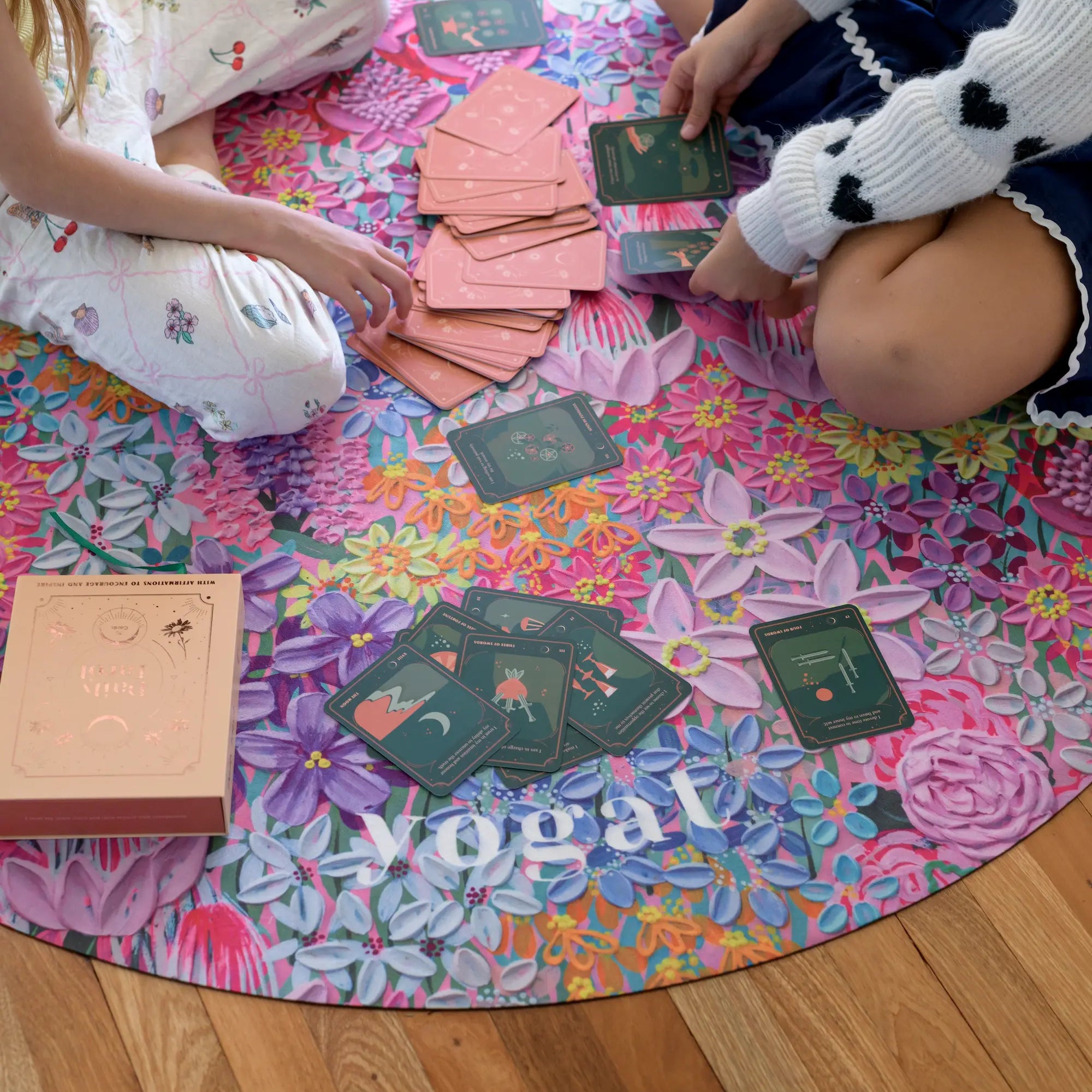 yogat round yoga mat for meditation – eco-friendly, non-slip, and artist-designed for mindful movement and spacious flow.