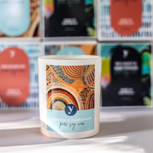 Load image into Gallery viewer, Yogat Hand Poured Soy Candle - Jasmine and Sandalwood 180gms